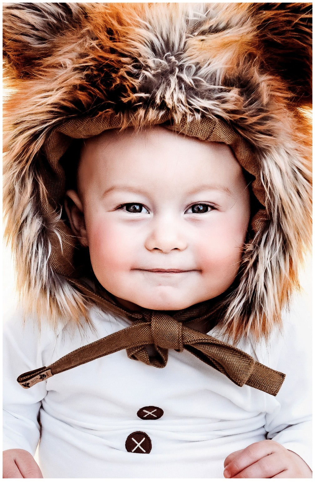 toddler boy with bear hat where the wild things are photo