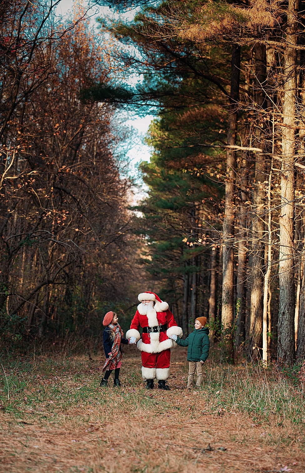 Santa with real beard in Annapolis MD